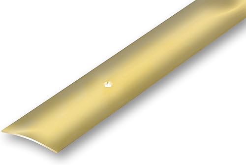 (10,34EUR/m)30 x 1000 mm Messing Übergangsprofil gelocht glänzend poliert Massiv - Cheap-Us