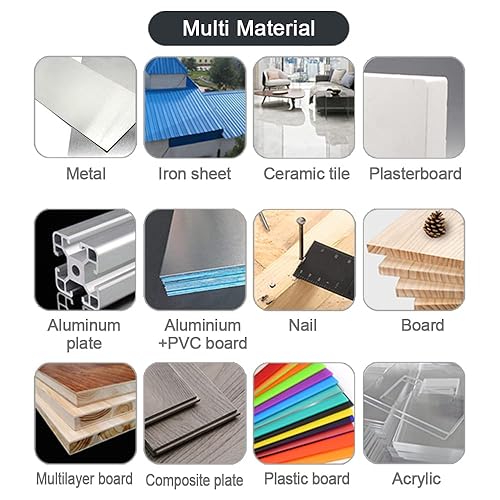 Acroma 5-teilige Titan-verstärkte M42 HSS Bi-Metall Multitool-Klingen, 45 mm und 68 mm extra lange Klingen, ideal für Tauchschnitte auf Multi-Materialien, BM50005 - Cheap-Us