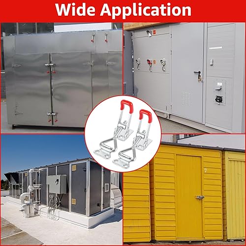 WOPPLXY 20 Stück 150kg Spannverschluss, GH-4001 Kistenverschluss, Stahl Schnappverschluss für Kisten, Schublade, Schrank, Tür Fenster - Cheap-Us