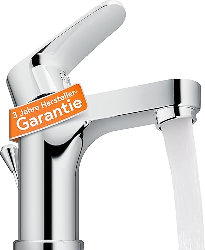 EISL Badewannenarmatur CLAUDIO, Mischbatterie Chrom mit Brauseanschluss, Wasserhahn Badewanne mit Umsteller zwischen Wanneneinlauf und Brause, Einhebelmischer NI023CALCR - Cheap-Us
