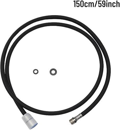 150 cm Ersatzschlauch für Küchenspüle, ausziehbarer Sprühkopfschlauch, Schlauchaufsatz für Küchenarmaturen, Spültischarmaturschlauch, Wasserhahn-Schlauchanschluss - Cheap-Us
