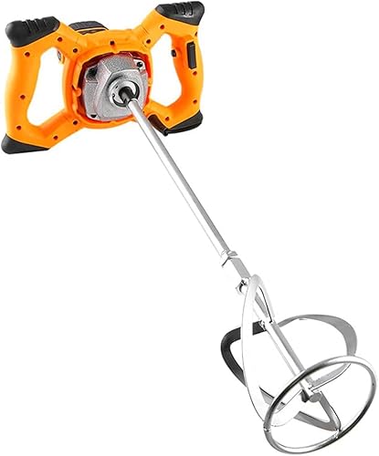 Betonmischer/MöRtelrüHrer, 2100W Elektrischer Tragbarer RüHrwerk MöRtelrüHrer, 6-Gang-Einstellung, RüHrwerk HandrüHrwerk Set Zum Mischen Von Zementschlamm, MöRtel, Farbbeschichtung Und Bohren - Cheap-Us