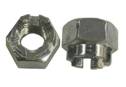 2 Stk Kronenmutter DIN 935 M24 - Stahl verzinkt - Cheap-Us