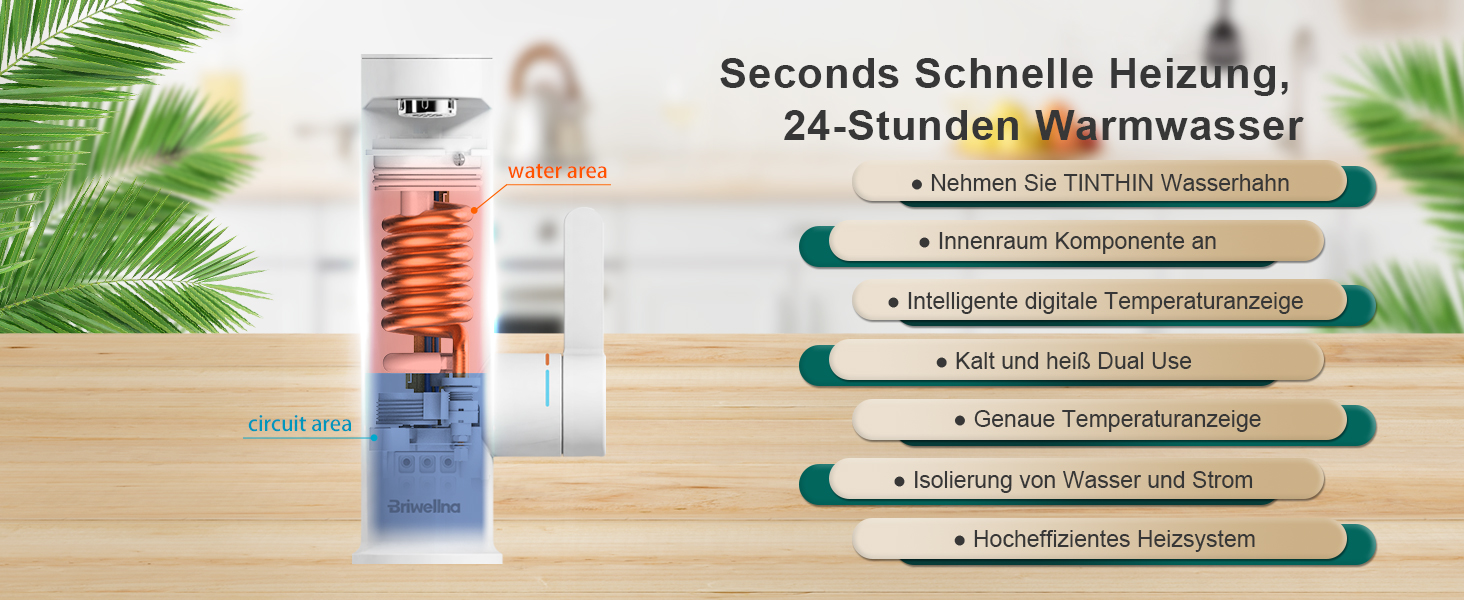 elektrischer wasserhahn