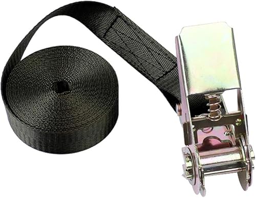 1-10M Spanngurte mit Ratsche 25mm Zurrgurt Ratschengurt 800kg 51 Farben für Profis und Privattransport Zugkraft Rot/Gelb/Blau/Armee grün/schwarz/grau - Cheap-Us