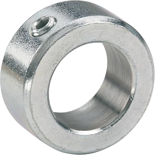 Dörner + Helmer Stellringe mit Innsechskant, Madenschraube, 20mm x 32mm, Verzinkter Stahl, 4 Stück im Set, Für Achsen - Cheap-Us