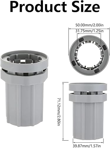 Wasserhahn Befestigungsmutter, 1 Stück ABS Kunststoff Wasserhahn Sicherungsmuttern, Wasserhahn Anti-Lockerungs Mutter, Wasserhahn Befestigungszubehör für Küche, Badezimmer - Cheap-Us