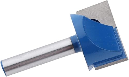 Fenteer DIY Nutfräser zweischneidig, aus HM für Lange Lebensdauer, 8mm Schaft, Schneiddurchmesser Auswählbar, 8x22mm - Cheap-Us