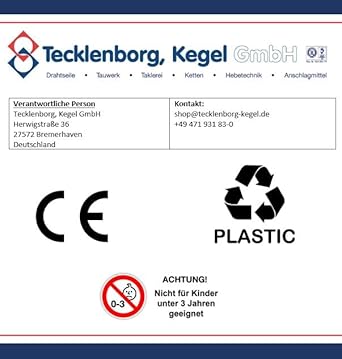 Edelstahl V4A Kette, 2,0 Meter, 2 mm Materialstärke, 31,25 kg Maximalbelastung, langgliedrig, rostfrei, poliert, ähnlich DIN763 - Tecklenborg Kegel GmbH - Cheap-Us