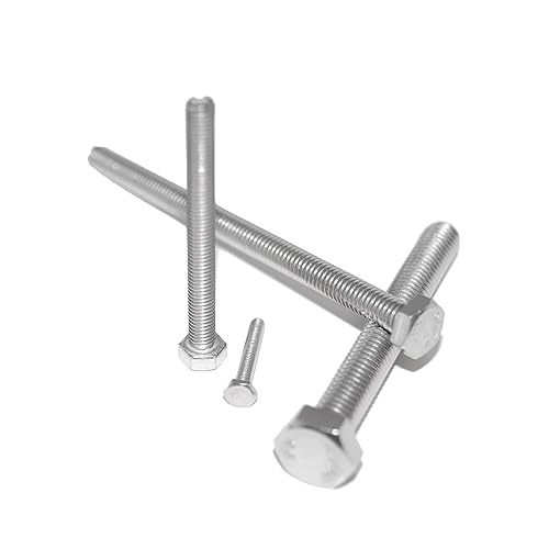 Sechskantschrauben M10X70 10 Stück DIN 933 A2 Edelstahl rostfrei, Maschinenschraube mit Vollgewinde - Cheap-Us