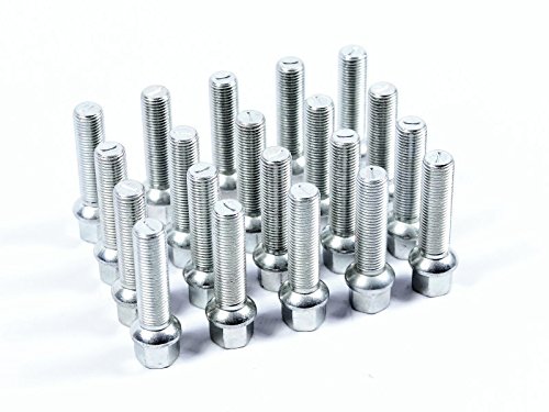 20 Bolzen Radschraube Schraube Kugelbund Kugelkopf M12x1,5-40mm Gewindelänge - Cheap-Us