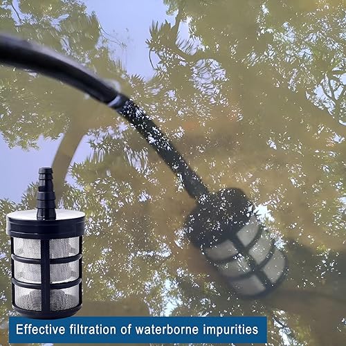 DBAILY Saugschlauch Filter Wasserpumpensieb Wasserpumpe Saugfilter Wasserfiltereinsatz Gartenpumpe Edelstahl mit Doppelschicht Verschlüsselungssieb für Sprühgeräte Ölpumpen Autowaschanlagen - Cheap-Us