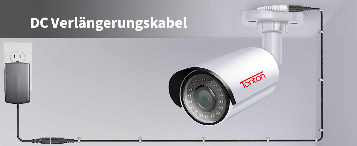 Verbinder für mit Überwachugskamera