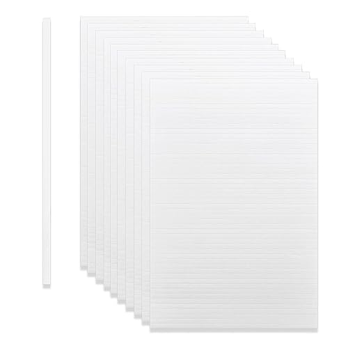 PMELCXD doppelseitige Schaumstoff-Klebestreifen,500 Stück doppelt klebende 3D-Schaumstoffbänder, Schaumstoff-Pop-Streifen, selbstklebende Halterung für Schüttelkarten (9,9 cm) - Cheap-Us