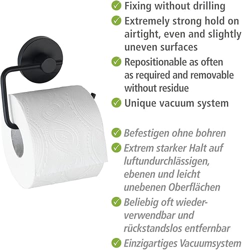 WENKO Vacuum-Loc® Toilettenpapierhalter Milazzo - Cheap-Us
