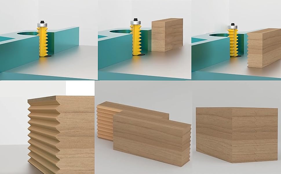 schnurwellen fräser 8mm schaft