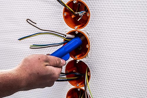 WEICON Rundkabel-Stripper No.13 Classic – Entmanteler Rundkabel 8 – 13 mm Ø, Blau/Rot, 120mm - Cheap-Us