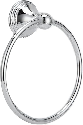 Handtuchring Handtuchhalter Handtuchhalter Retro-Stil Badezimmer Hardware Rack(893 Chrom Handtuchring) - Cheap-Us