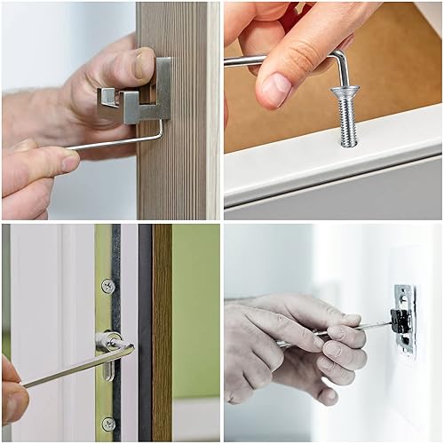 Bnnrjia 600 Stk M2/M2.5/M3 Innensechskant Sechskantschrauben mit Muttern Set, Edelstahl Senkkopfschrauben mit Muttern Sortiment Kit, Gewindeschrauben Maschinenschrauben für Haus Garagen Möbel - Cheap-Us