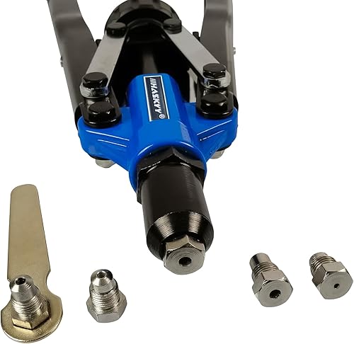 Blindnietzange Hebelnietzange Set Nietzange Poppnietzange 3,2-6,4mm inkl. 150 Alunieten im Sortimentskasten - Cheap-Us