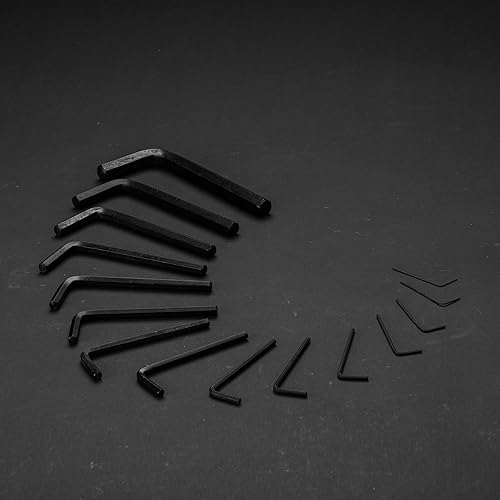 Hinrichs 30 tlg. Innensechskantschlüssel Satz Zoll und Metrisch - Innensechskant Satz mit Kugelkopf - Sechskantschlüssel Set Fahrrad - korrosionsbeständiges Schlüssel Set – Hex Key, Allen Keys - Cheap-Us
