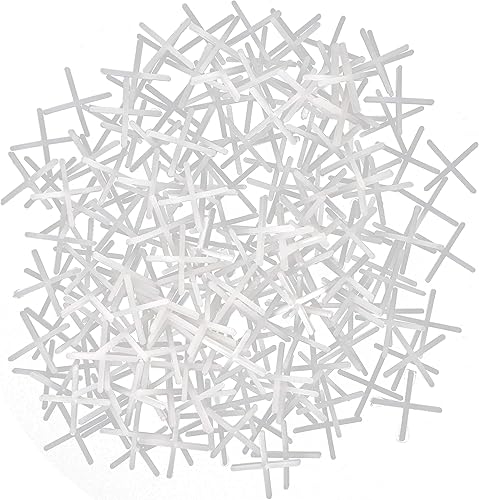 INTOX Fliesenkreuze 200 Stück weiss 4,0mm breit zum Fliesen verlegen - Cheap-Us