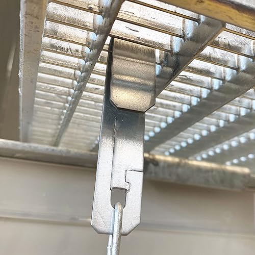 ECI® Gitterrost-Sicherung Einbruch-Schutz Zusatz-Sicherung für Licht-Schacht Keller-Schacht 5 Paar - Cheap-Us