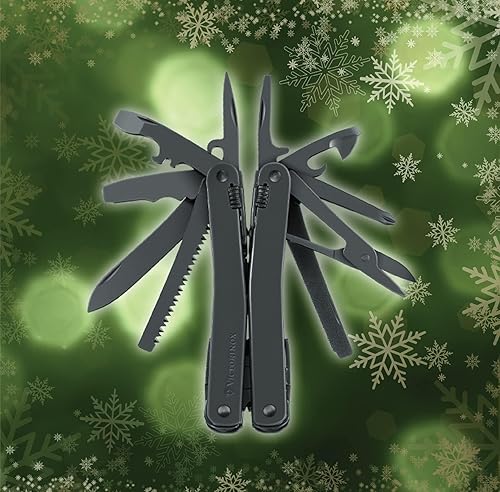 Victorinox Multitool-Werkzeug Swiss Tool Spirit XBS, Faltbares Taschenwerkzeug, 27 Funktionen, Kombi-Spitzzange, Feststellklinge, Swissmade - Cheap-Us