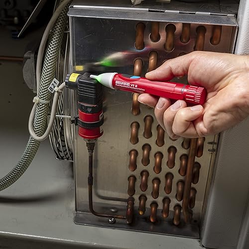 BENNING VT 2 berührungsloser Phasen- und Magnetfeldprüfer (Spannungsmessbereich 12 V/ 200 V - 1000 V AC, Phasenprüfer für Steckdosen / Kabeltrommel usw.) 44055 - Cheap-Us