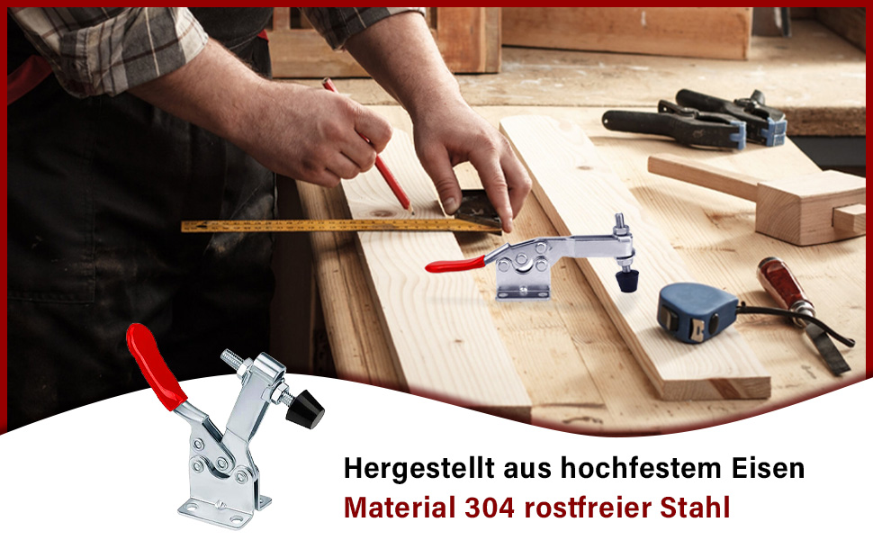 Quick Release Clamp Hergestellt aus Edelstahl 304, mit guter Hitzebeständigkeit 