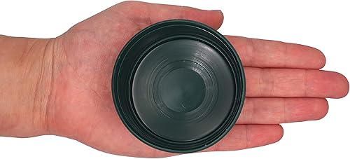 SKIR'CO (10 Stück) Zaunpfostenkappen rund 60 mm grün Kunststoffkappen für runde Zaunpfosten Zaunpfostenabdeckungen moosgrün RAL 6005 - Cheap-Us