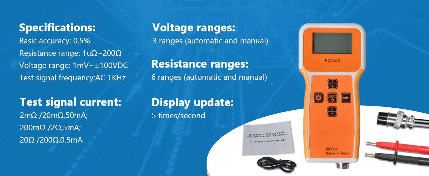 Innenwiderstand Messgerät battery internal resistance voltage tester