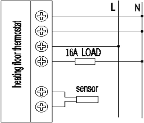 SM-PC®, Raumthermostat Thermostat programmierbar Touchscreen Digital weiß #832 - Cheap-Us