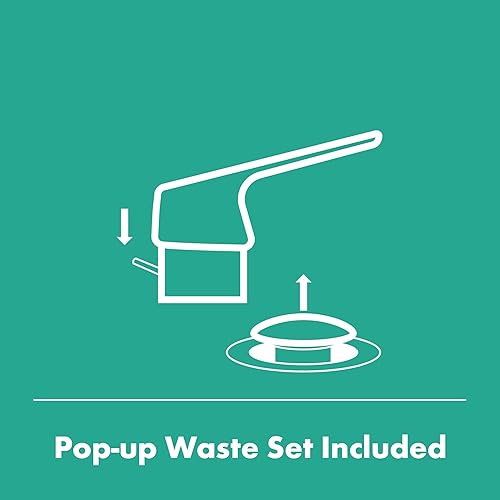 hansgrohe Einhebel-Bidetmischer Rebris S, Bidetarmatur mit Metall Zugstange, wassersparend, Chrom - Cheap-Us