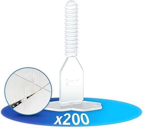 LAINFELD Fliesen Nivelliersystem | 3mm Fugenbreite | Abstandshalter zum Fliesen Legen | Fliesenverlegehilfe Fliesenleger Werkzeug Fliesenkreuz 3 mm - Cheap-Us