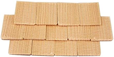 Miniaturenbau-Lewen 200 St. Schindel aus Fichtenholz. Für Puppenstuben, Krippenbau 33x22 mm. - Cheap-Us