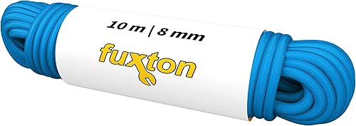 fuxton Gummiseil 8 mm 10 m blau, elastisch (Expanderseil, Gummiband, Gummischnur, Gummileine, Gummikordel, Planenseil, Spannseil, Seil Plane) - Cheap-Us