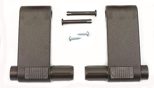 WDF-Service GmbH Ersatzteil für Braas Atelier-Fenster, Griffhebel-Set AF86`/BA, braun m. Schieber - Cheap-Us