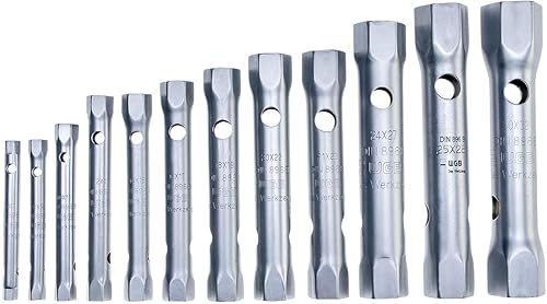Doppelseitiger Rohrsteckschlüssel-Satz | No.450 K | 12-tlg. 6-32 mm | WGB - Cheap-Us