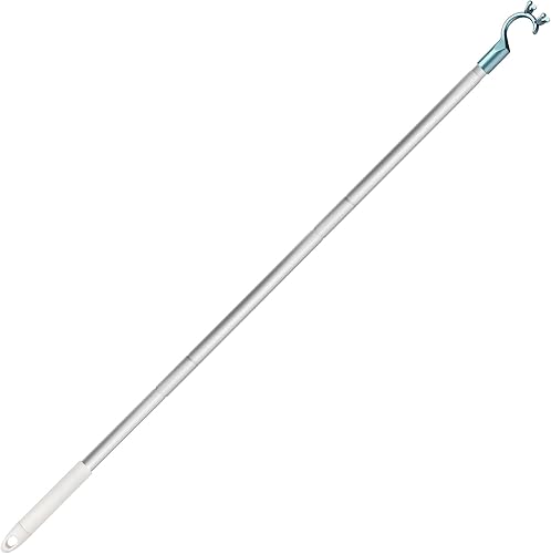 Ziehhaken Stockhaken für Oberlichter - Stange mit Haken, Dachfenster Stange zum Öffnen, Fenstergriff Verlängerung, 3-teilige Aluminiumstange, 96CM Gesamtlänge, Leicht und Stabil, Einfache Installation - Cheap-Us