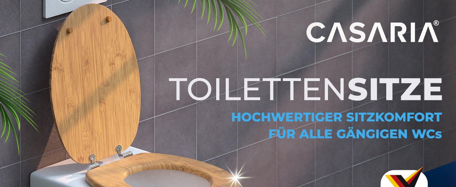 Casaria Toilettensitz mit Absenkautomatik Header