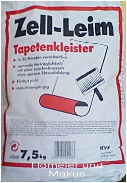 Pufas KVS Zell-Leim Tapeten Kleister, 7,5 Kg - Cheap-Us
