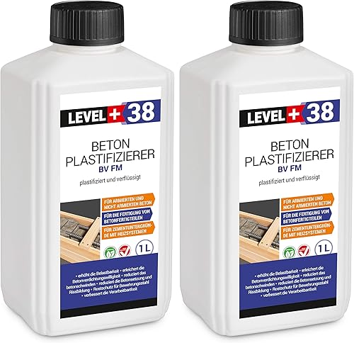 2 L Beton Plastifizierer Fließmittel Betonverflüssiger Zusatzmittel Estrich Zusatzmittel Betonfließmittel RM38 - Cheap-Us