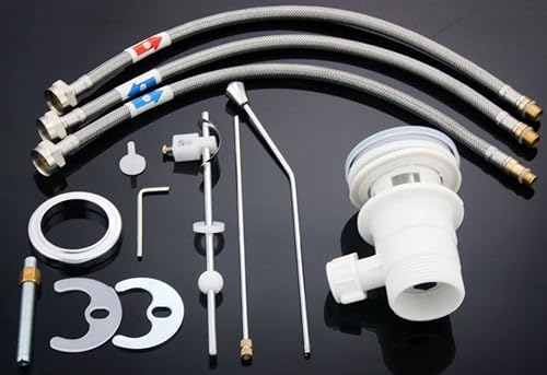 Niederdruck Waschtischarmatur Tuganna® Einhebel Bad Armatur Chrom 2406111 - Cheap-Us