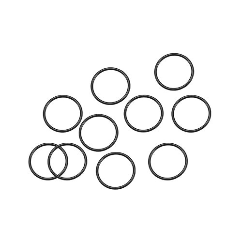 sourcing map 10Stk. Fluorkautschuk O-Ringe Dichtung schwarz 9mmx11mmx1mm - Cheap-Us