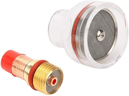 TIG-Brennergaslinsen Spannzangen Glasschale für TIG-17 18 26 Zubehör für Schweißbrenner-Kits(2.4MM) - Cheap-Us