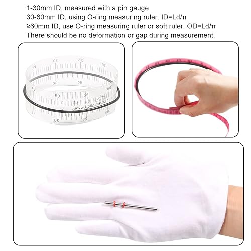 sourcing map 10Stk. Fluorkautschuk O-Ringe Dichtung schwarz 9mmx11mmx1mm - Cheap-Us