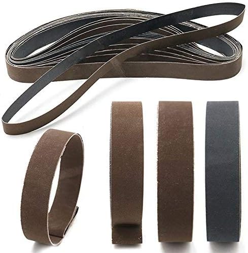 15 Stück 2,5 x 76,2 cm Schleifbänder Körnung 600 800 1000 Bandschleifer zum Schleifen Schärfen Polieren Schleifbänder Werkzeuge (5 für jede Körnung) - Cheap-Us