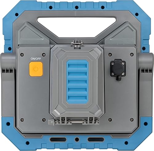 Brennenstuhl Professional LED Hybrid Baustrahler BS 8050 MH (Kompatibel zum Bosch Professional 18V Akku System, Akku- und Netzbetrieb, 80W, 5m, 7900lm, dimmbar, ohne Akku, Engineered in Germany) - Cheap-Us