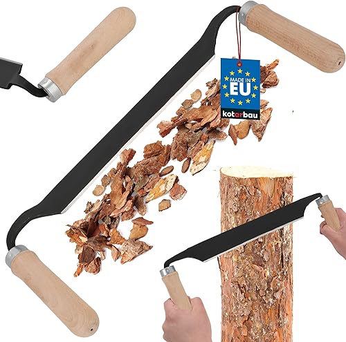 KOTARBAU® Zugmesser für Holz geschmiedet 280 mm Baumschäler Ziehmesser für Holz Rindenschäler Wagnermesser - Cheap-Us